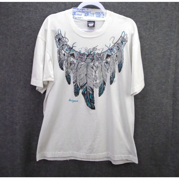 Screen Stars Other - Vtg 90s Screen Stars Best Arizona T Shirt XL Single Stitch Dreamcatcher Native